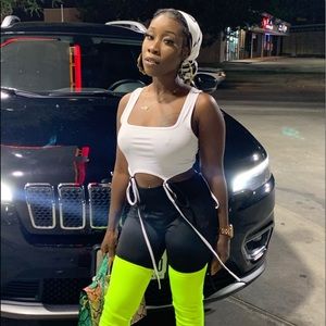 Black & White 2 Piece Shorts Jumpsuit